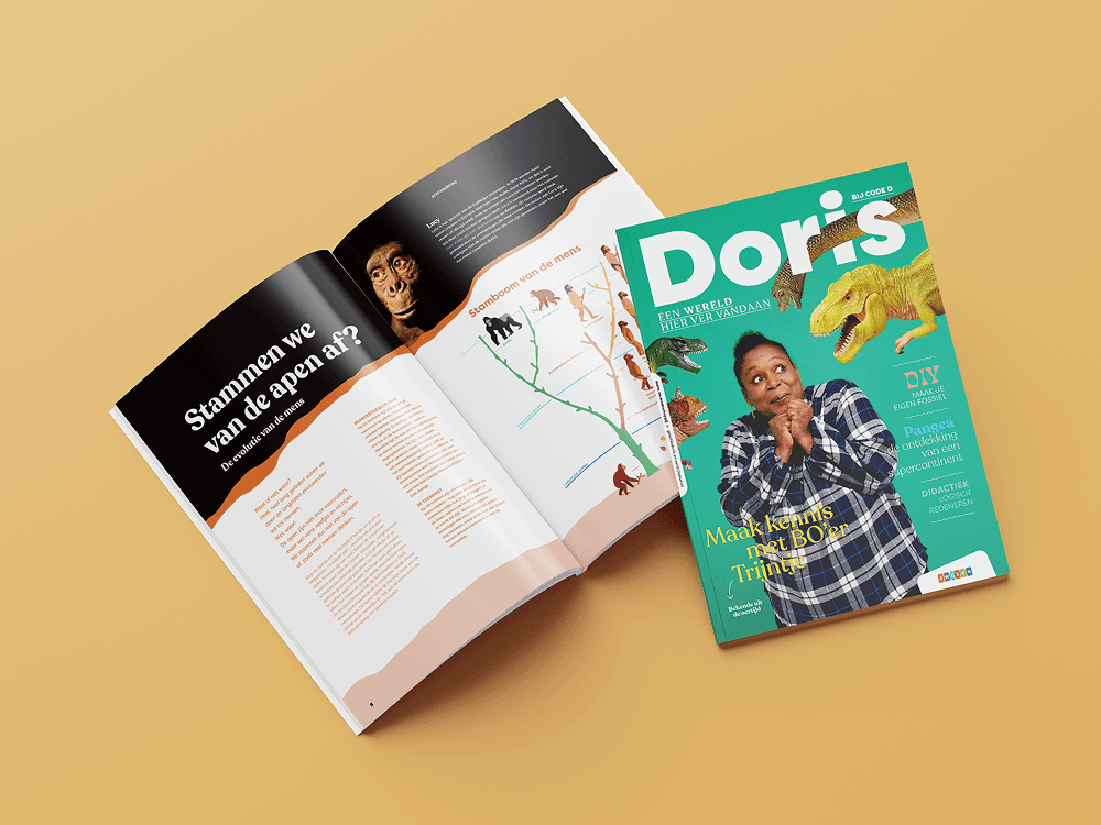Grafisch ontwerp Doris magazine