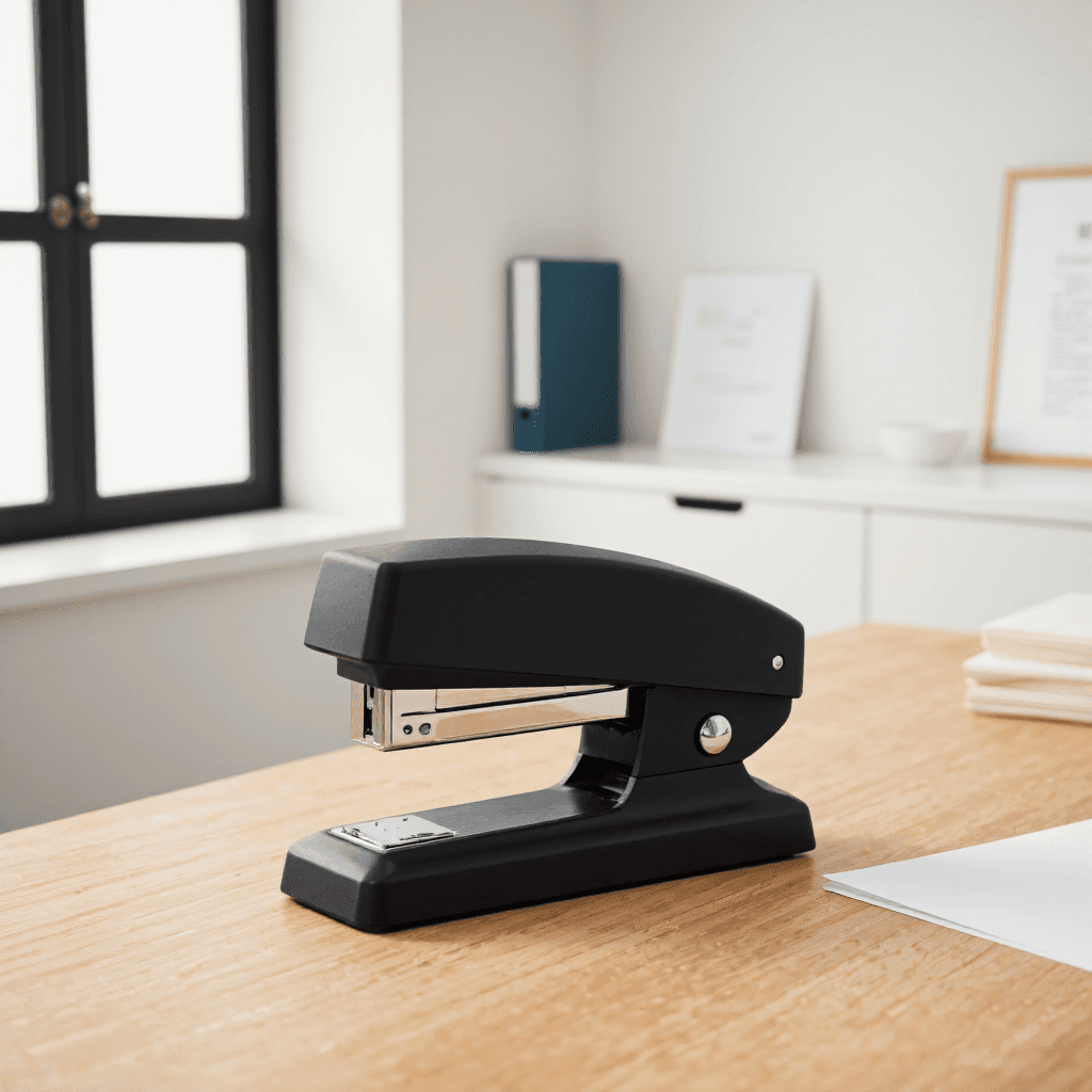product photography of a stapler