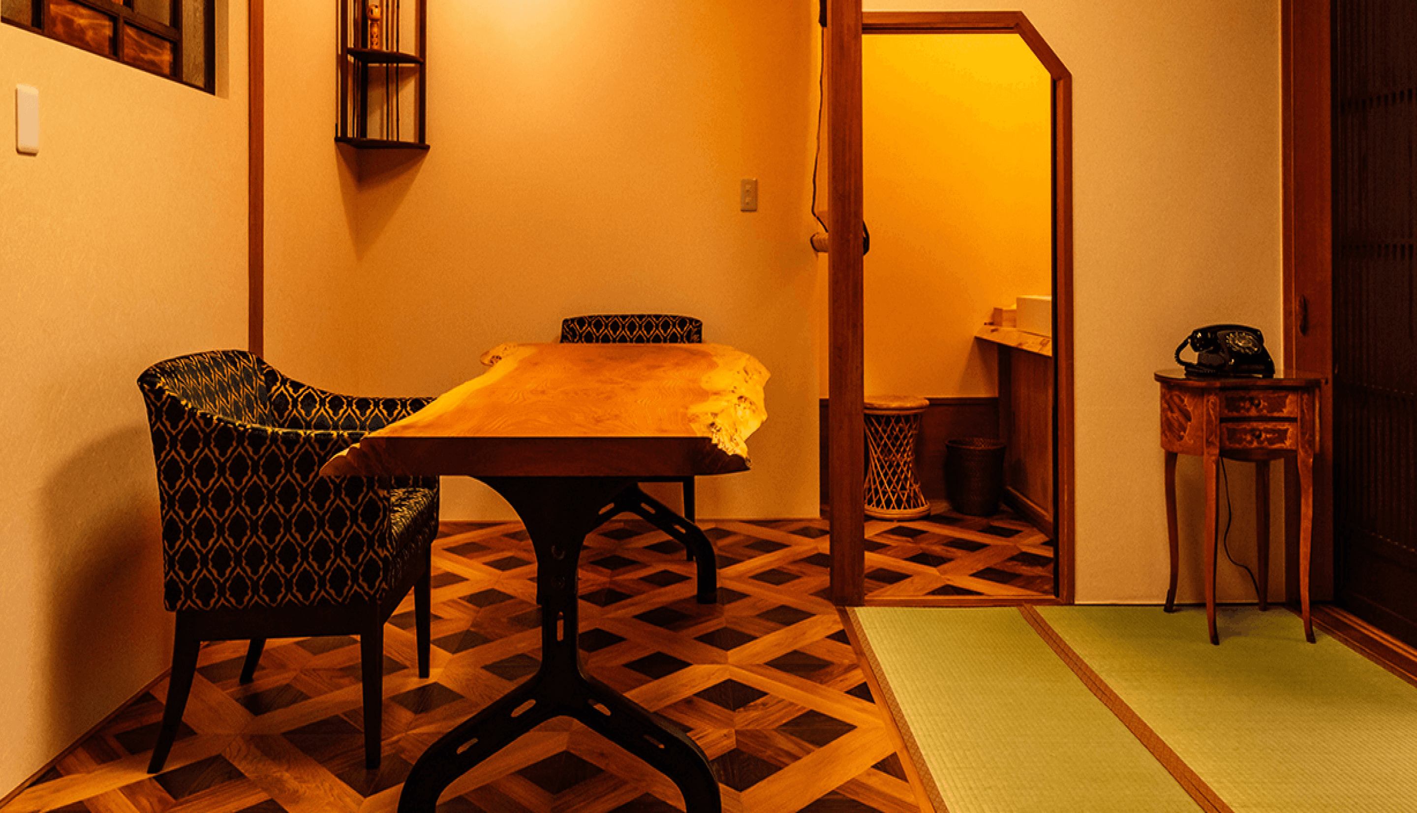 A table that looks like it was made straight from a tree