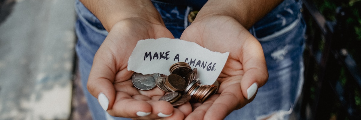 Global map with connection points representing international NGO funding network