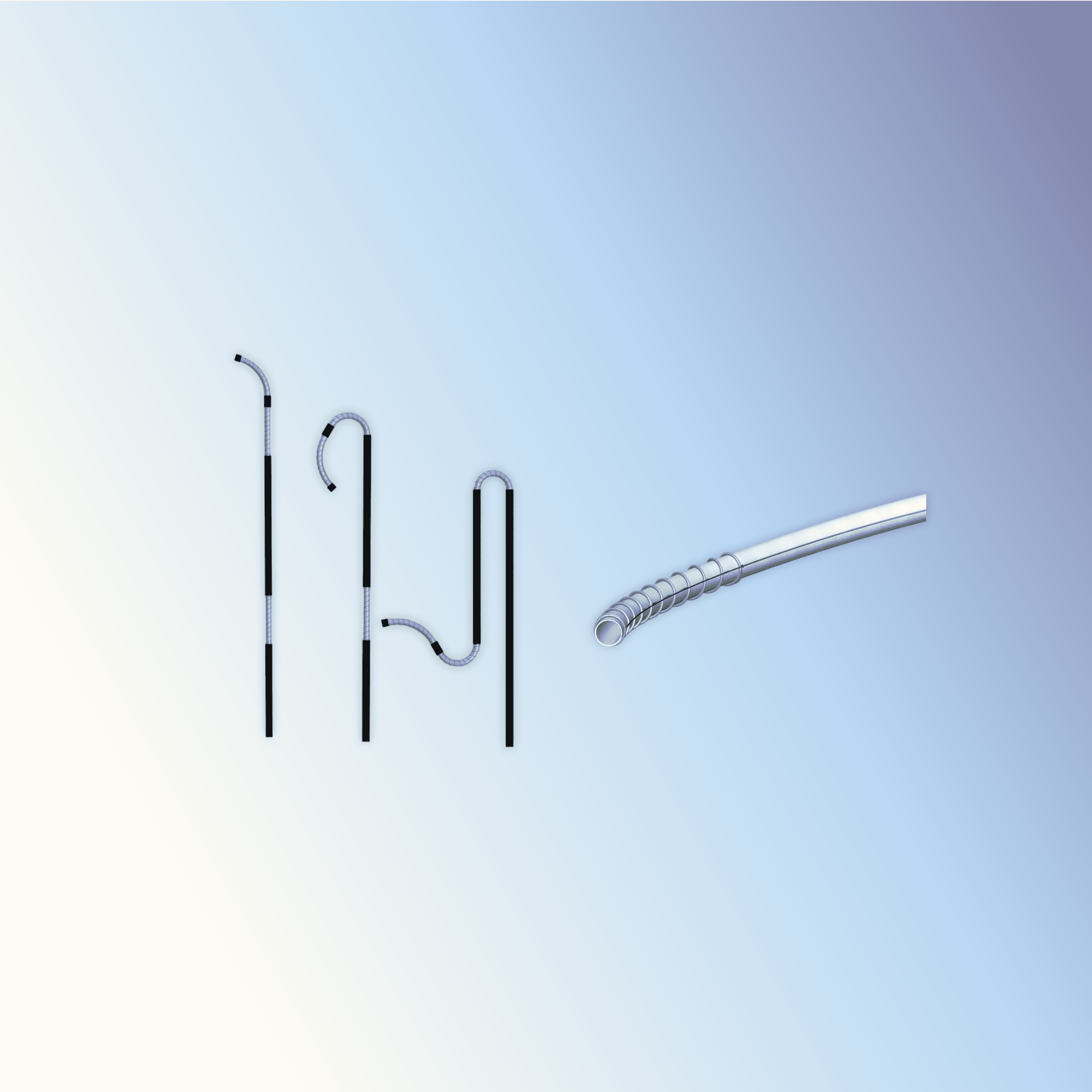 An image of a catheter design