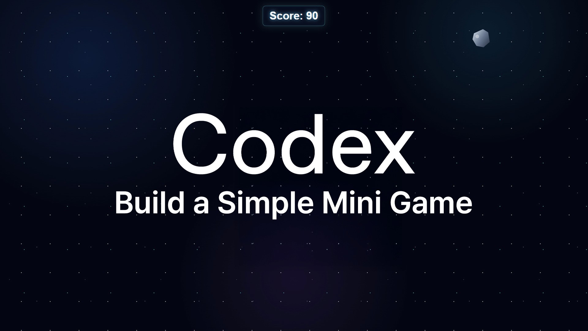 Image caption: OpenAI Codex can help turn a simple game idea into a playable browser-based mini game.