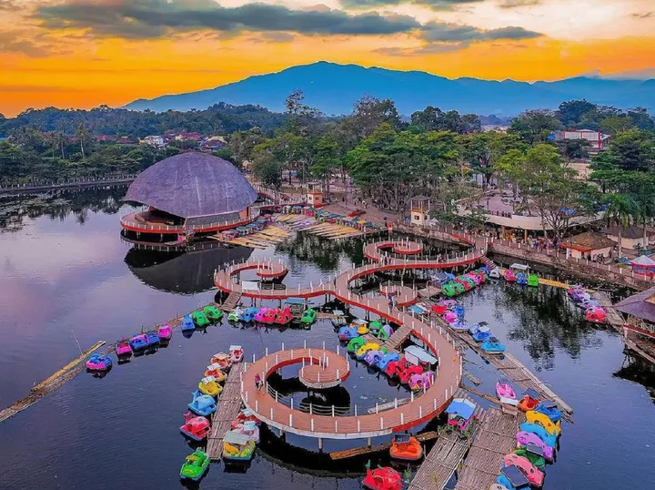 a waterfall in a forest
