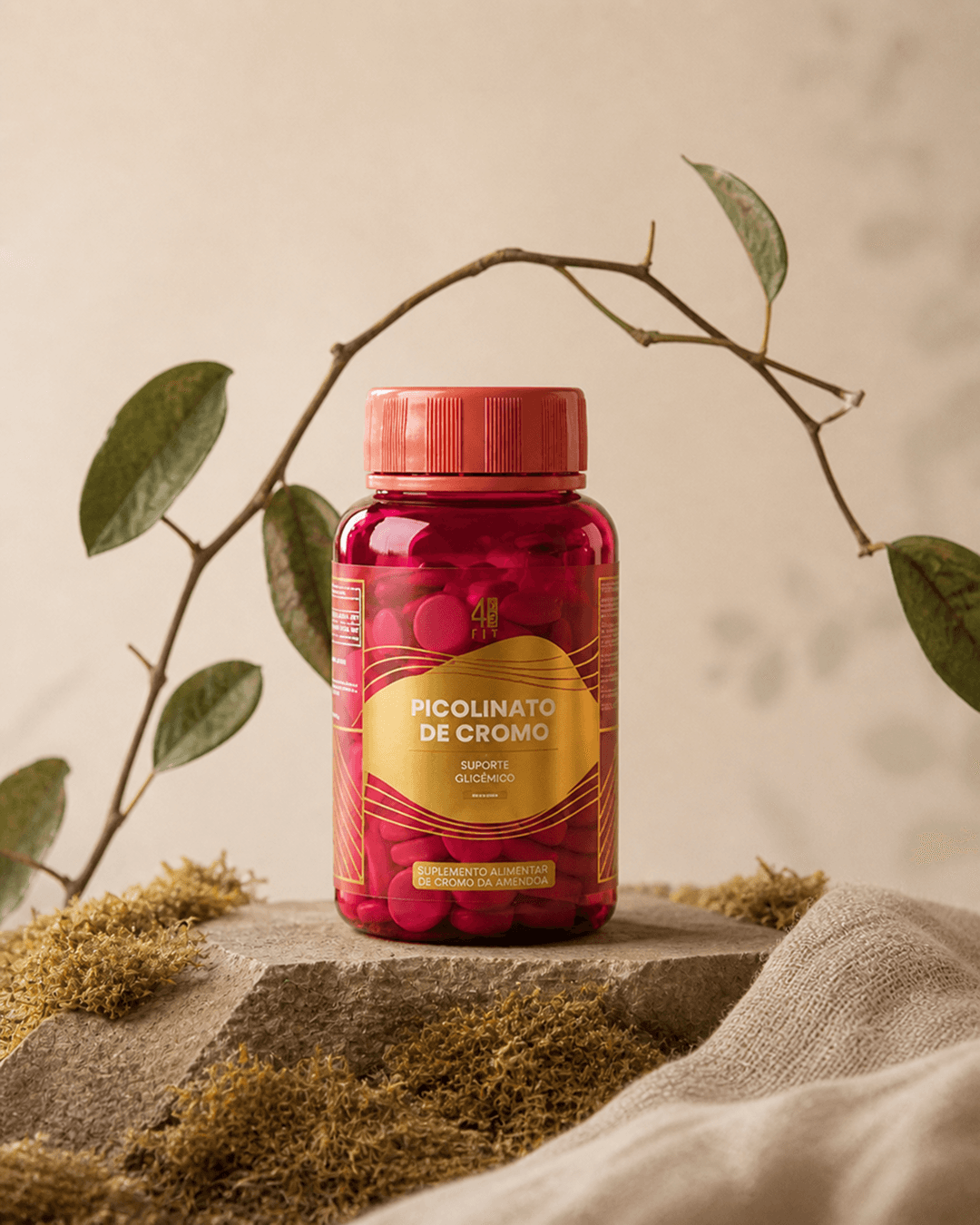 Kit 4you zen picolinato de cromo, blend triplo magnesio e formula fit