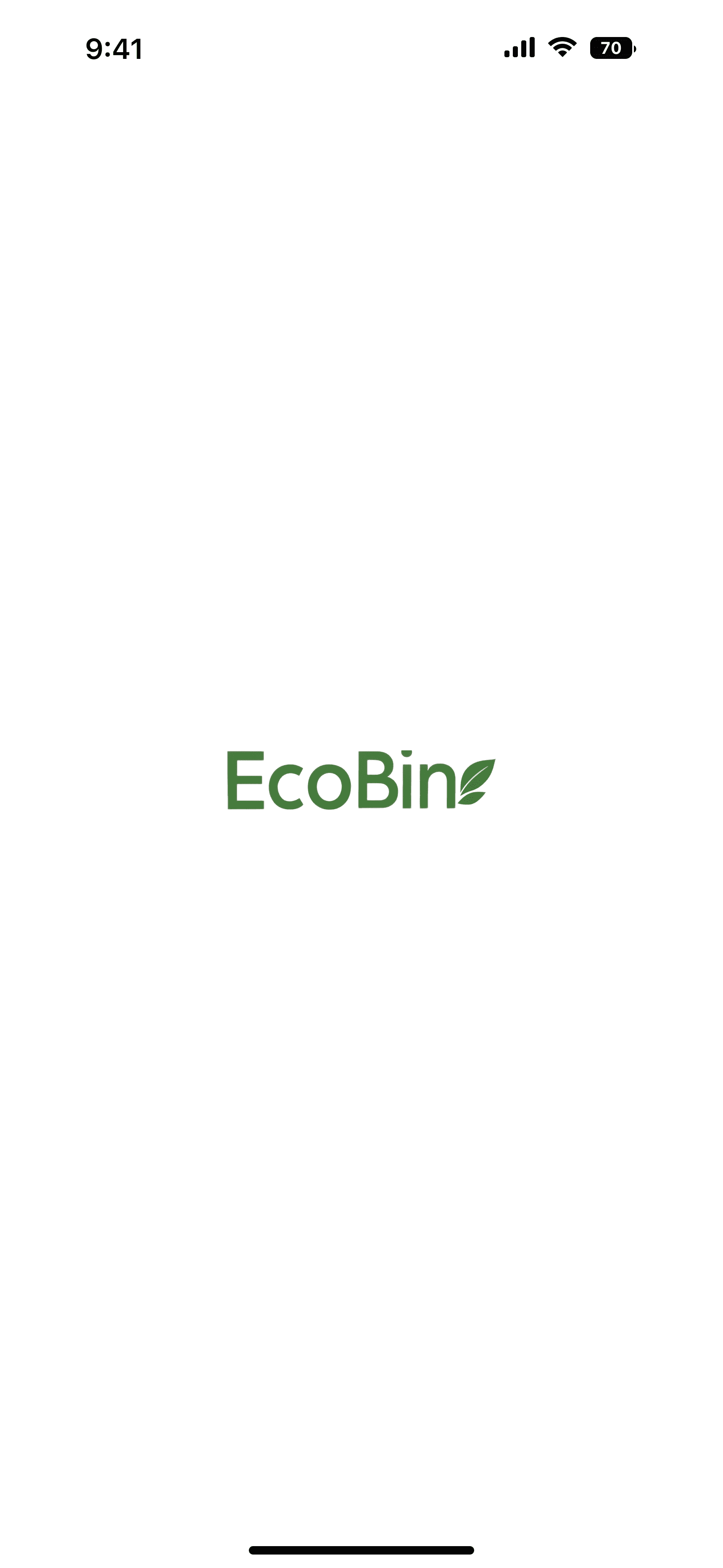 Splash & Onboarding, screen 1