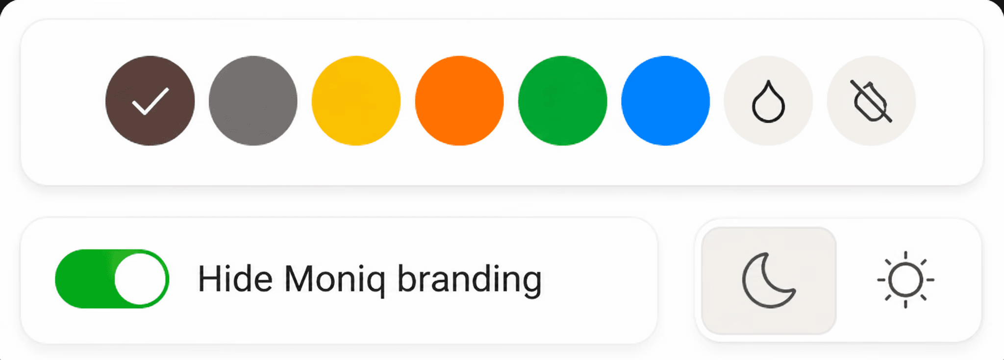 An image of Dreelio's in app customization feature