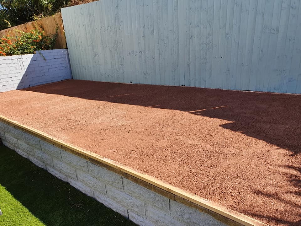 A group of construction workers working on a construction site