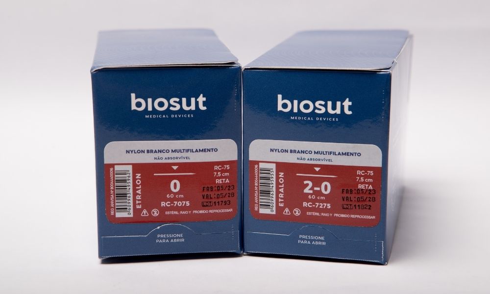 Caixas de suturas cirúrgicas Etralon