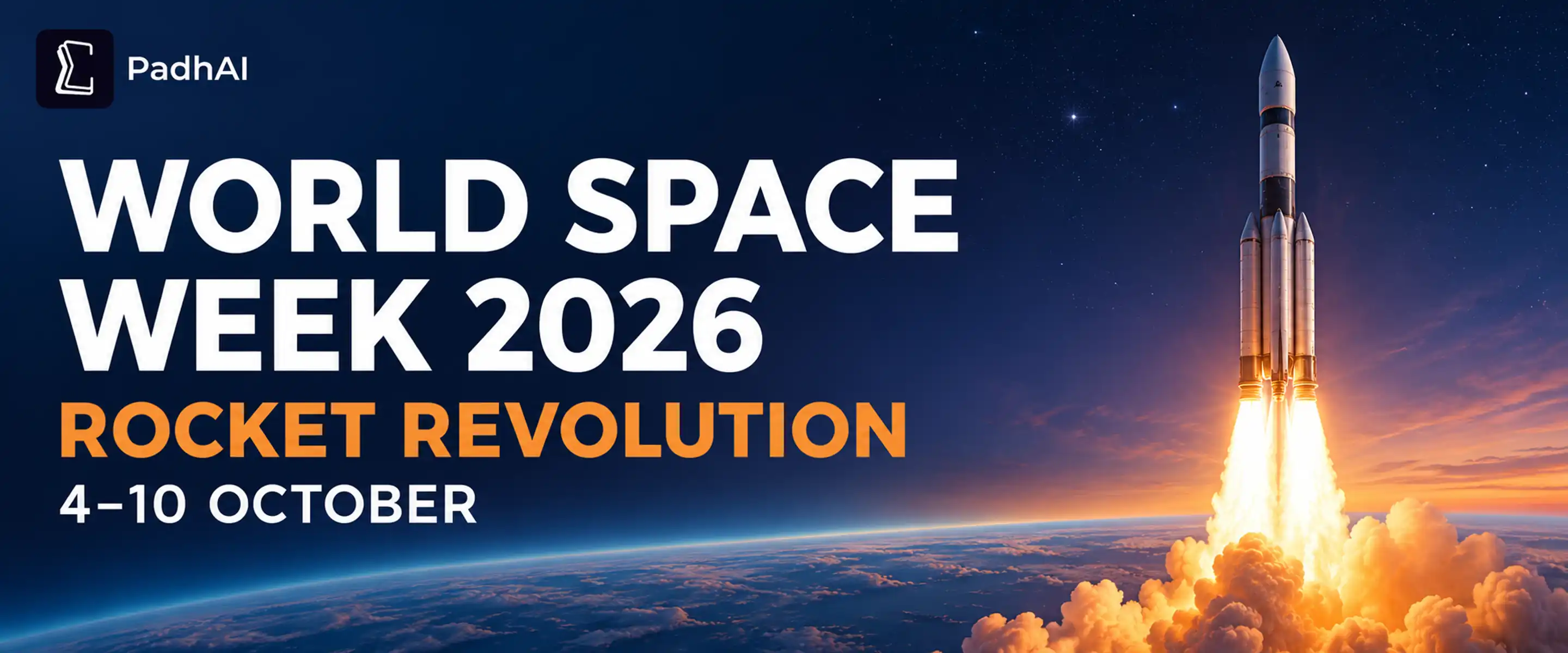 World Space Week 2026 from 4 to 10 October with the Rocket Revolution theme