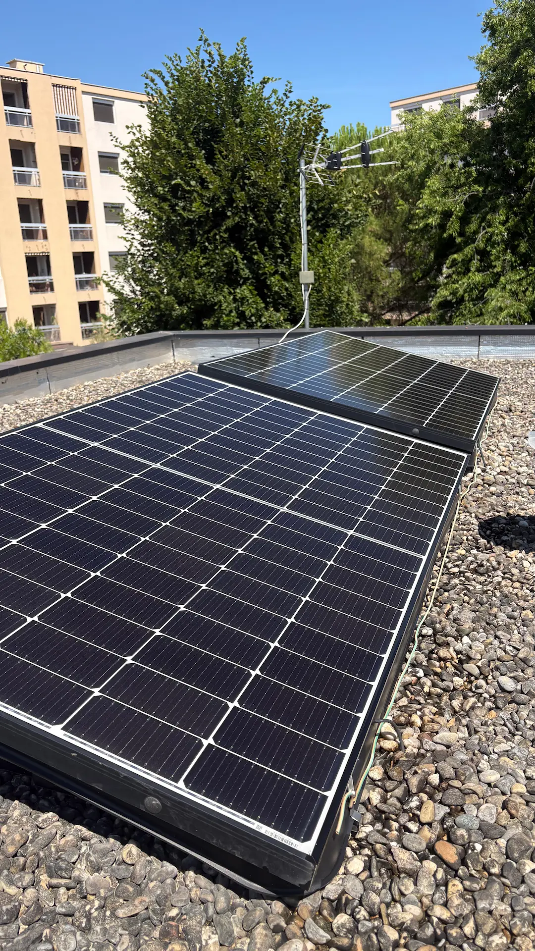 Un panneau solaire