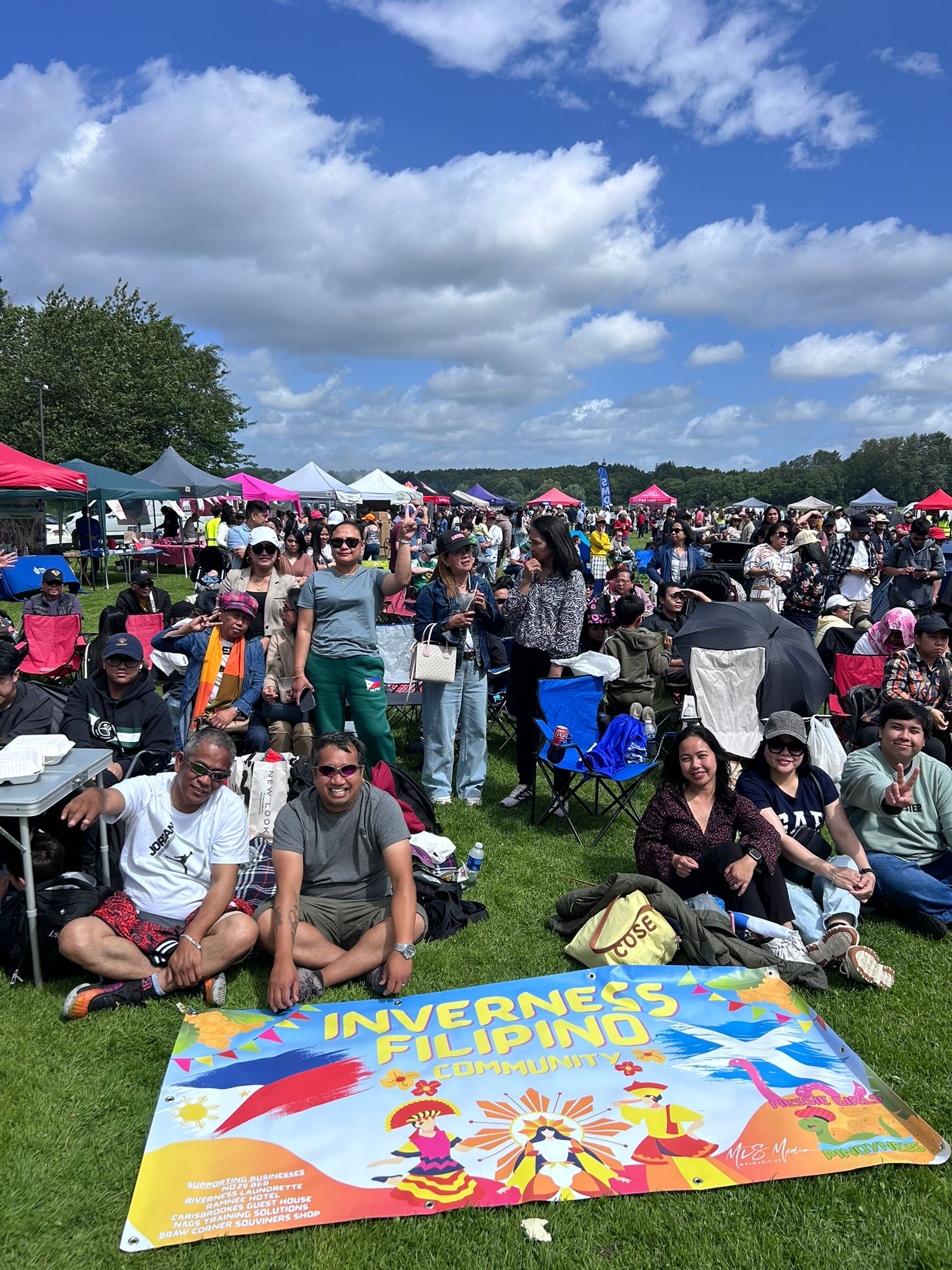 High-energy crowd at a music festival