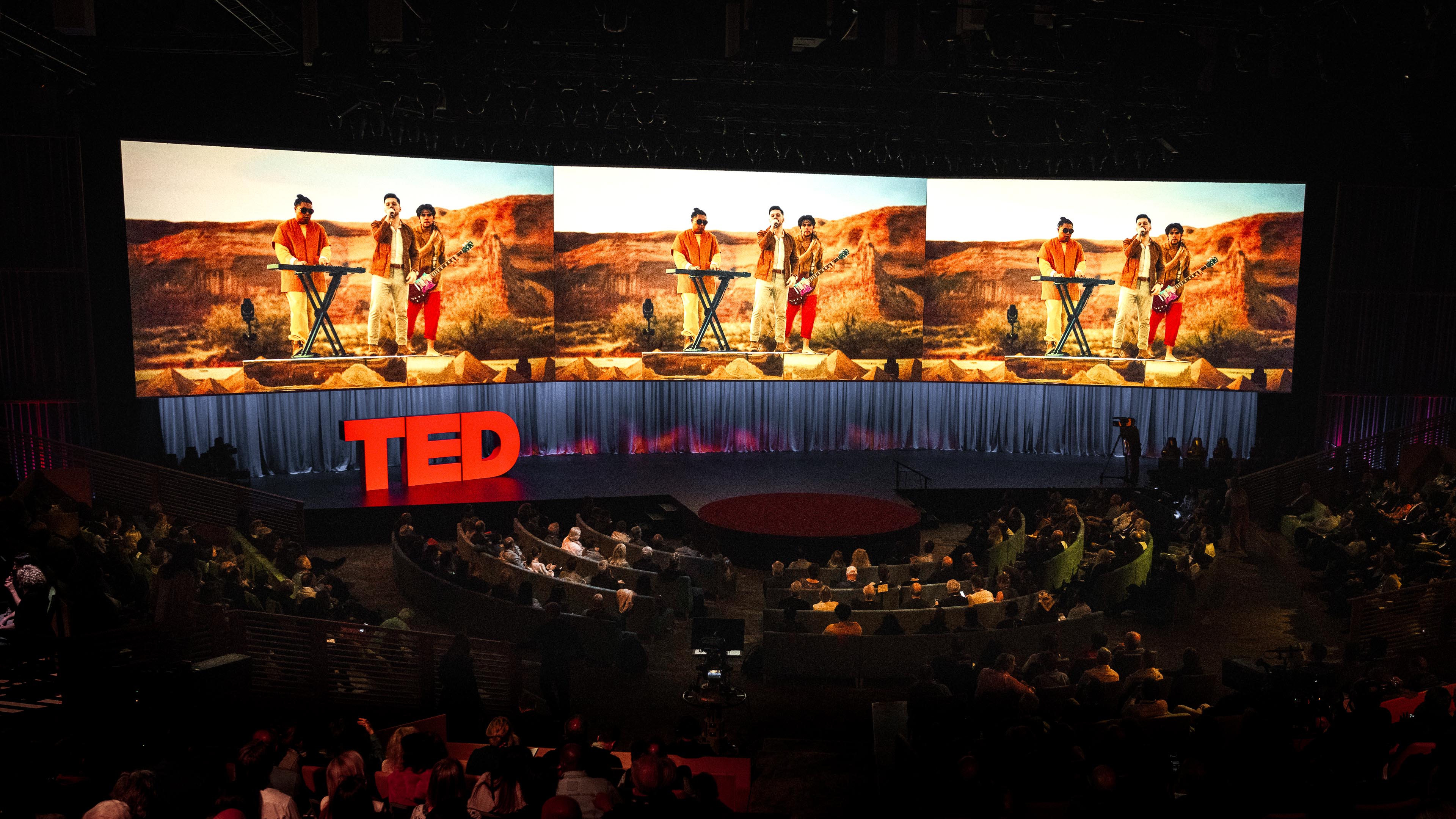 Owen Brown’s music video for the band ARIZONA playing at a TED Talk conference in Vancouver, TED2024