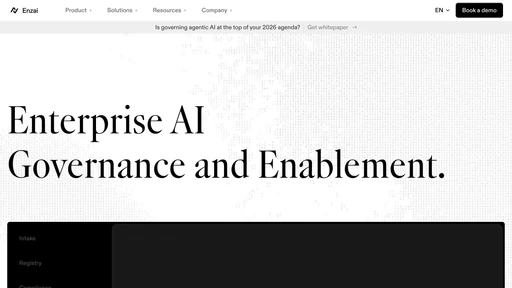 Enzai_Website Screenshot 1
