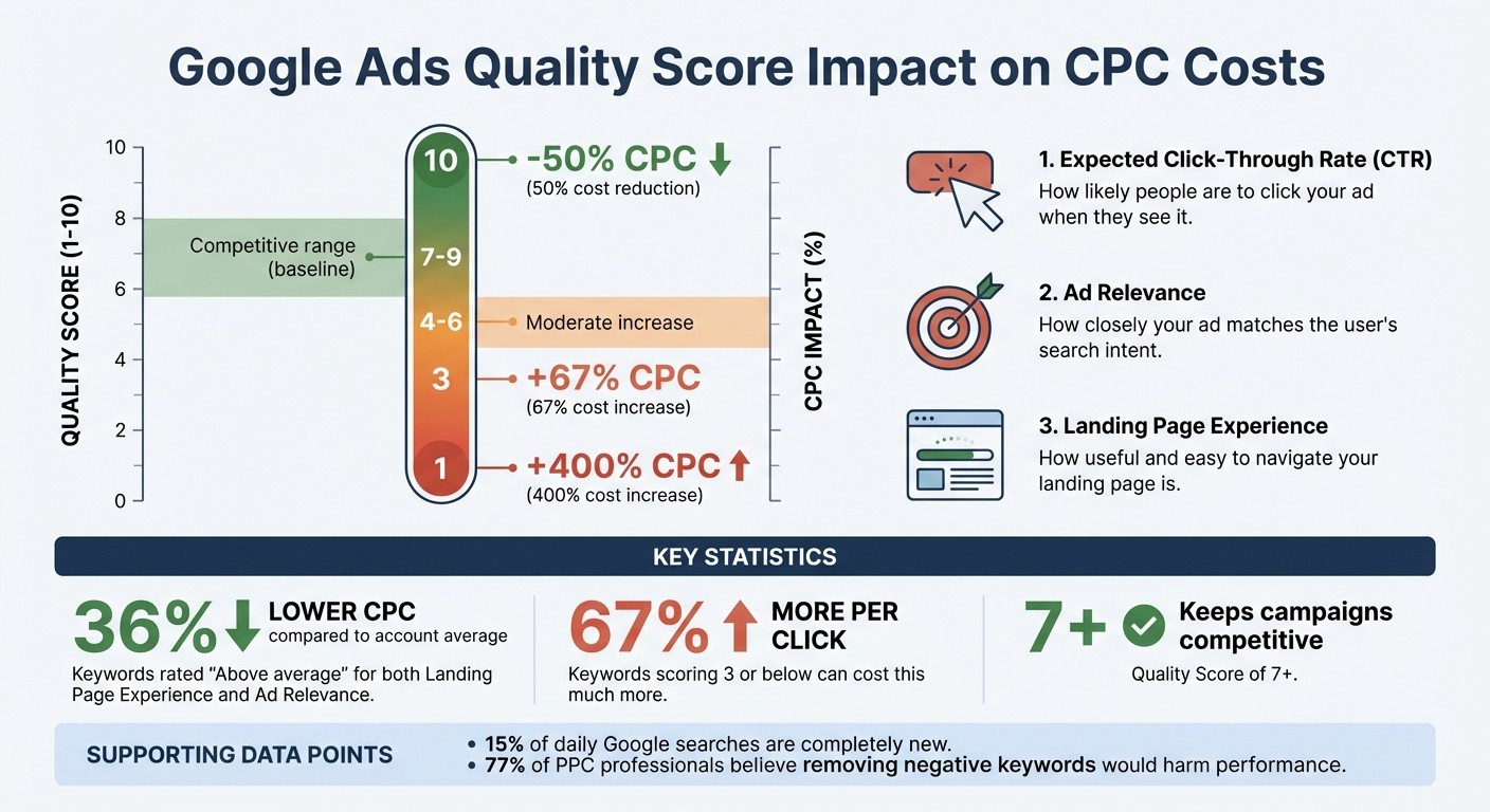 How Quality Score Impacts Google Ads CPC Costs