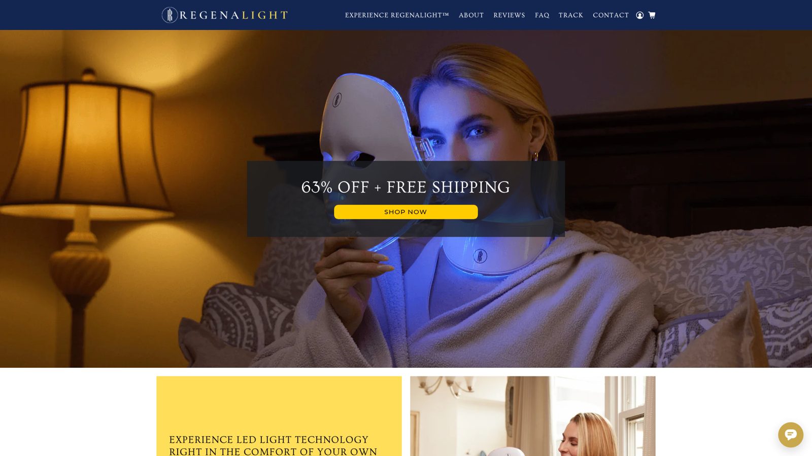 RegenaLight website