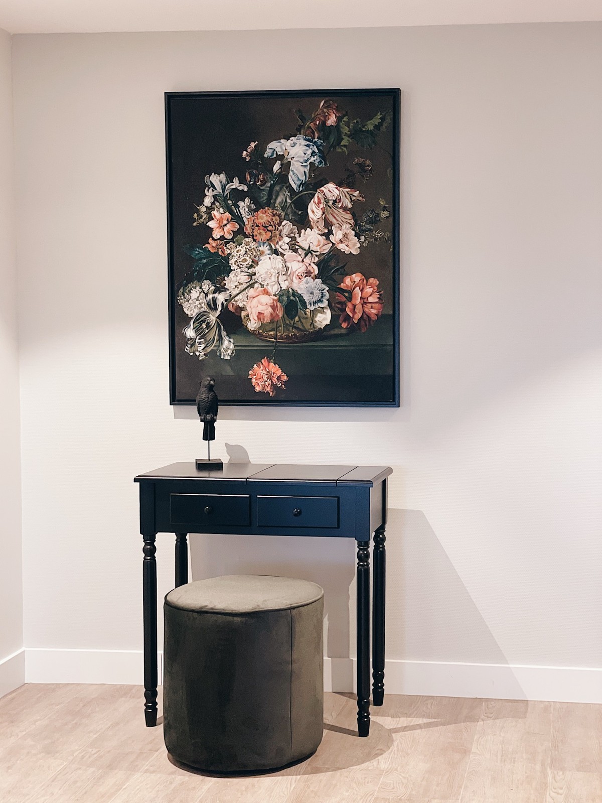 styling side-table met oude meester