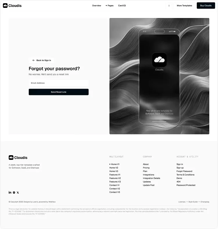 SaaS Framer Template