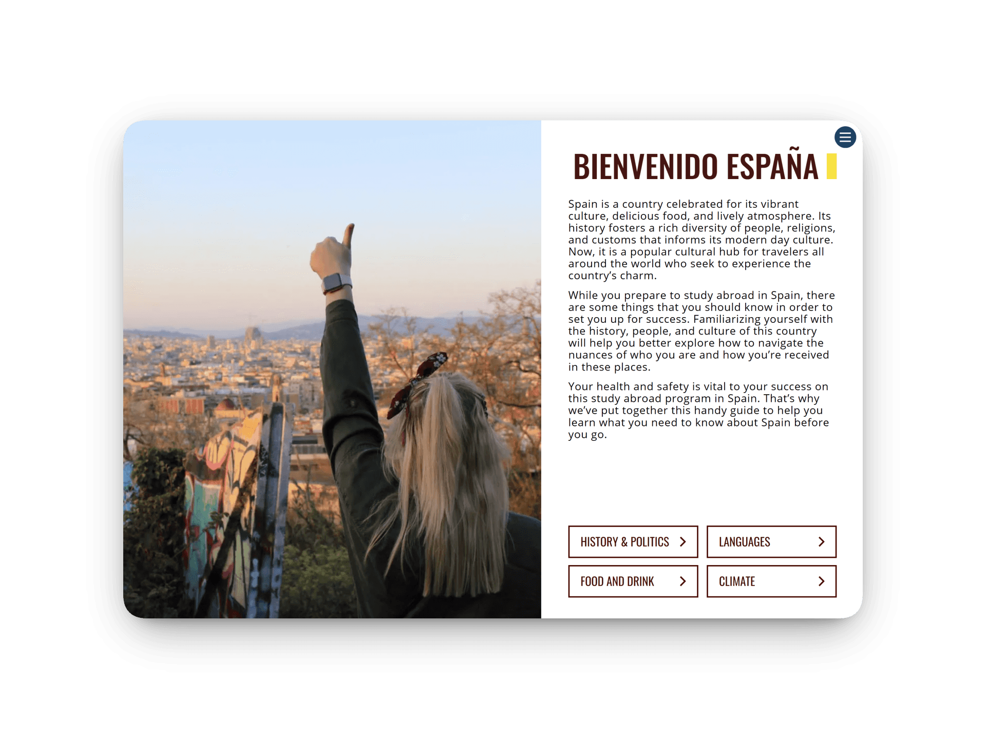 Texas A&M University brochure page 1