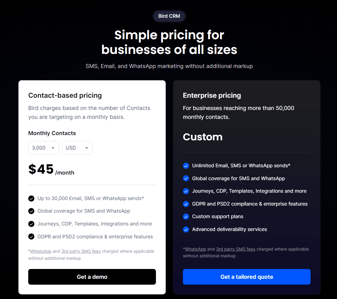 Bird.com Subscription Options and Plans