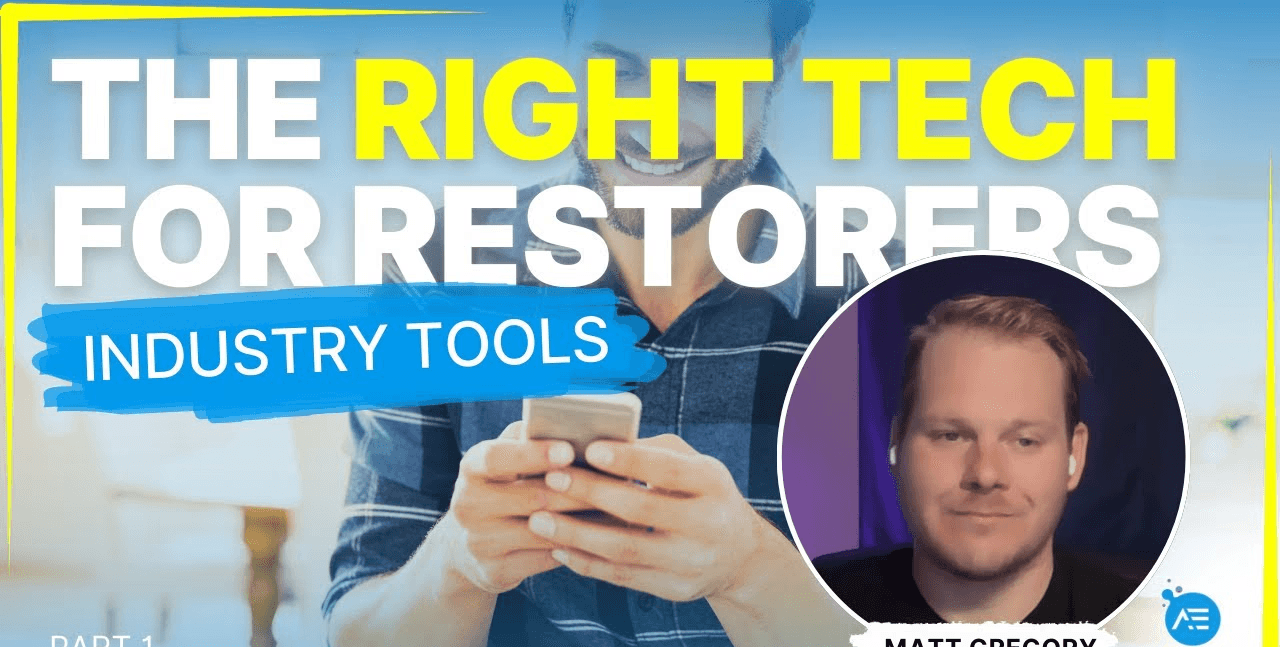 a technician using is phone