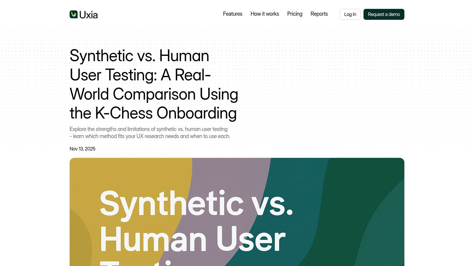 Screenshot from https://www.uxia.app/blog/comparing-synthetic-user-testing-vs-human-user-testing