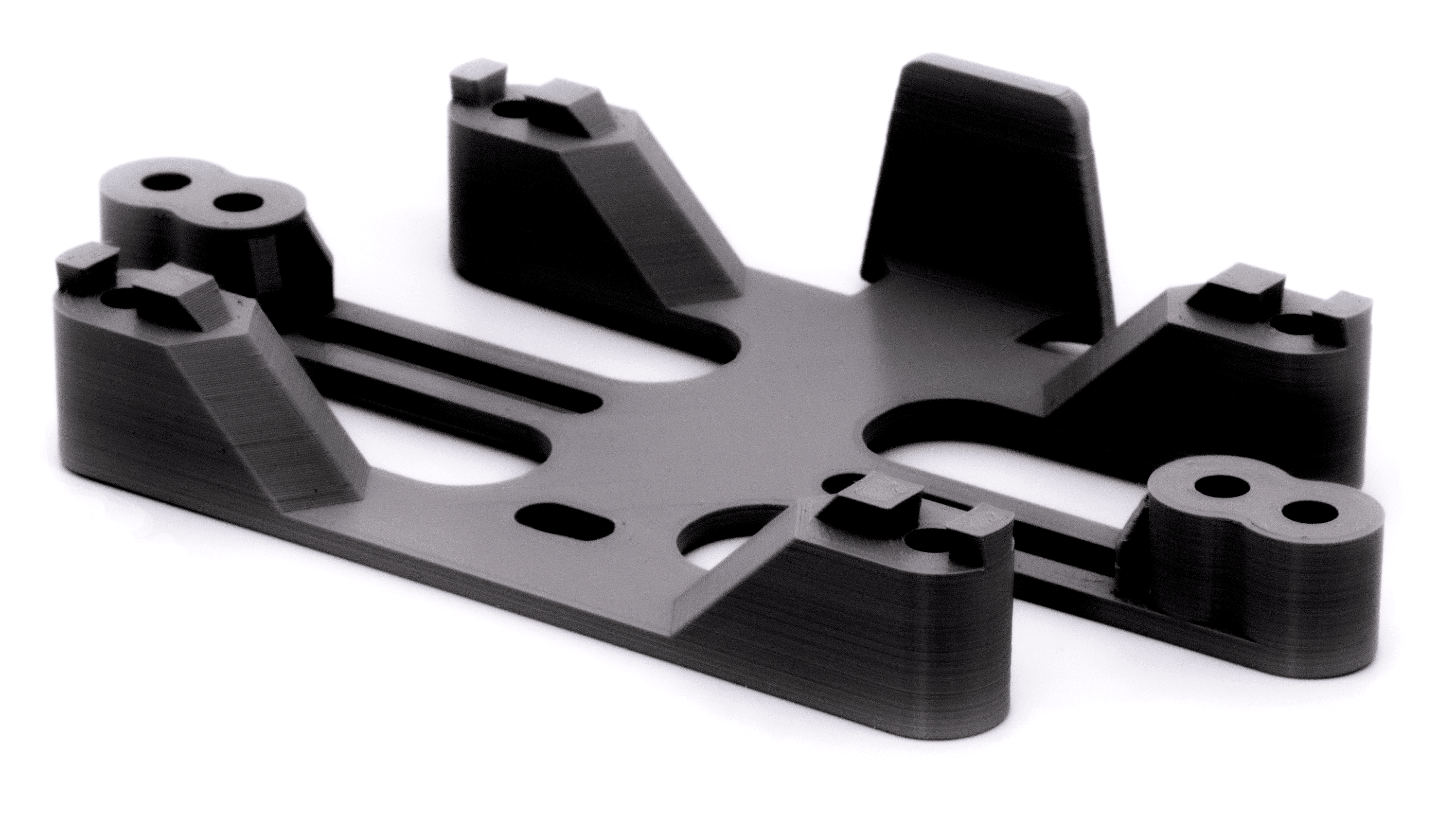 3d printed abs black fixture bambu labs