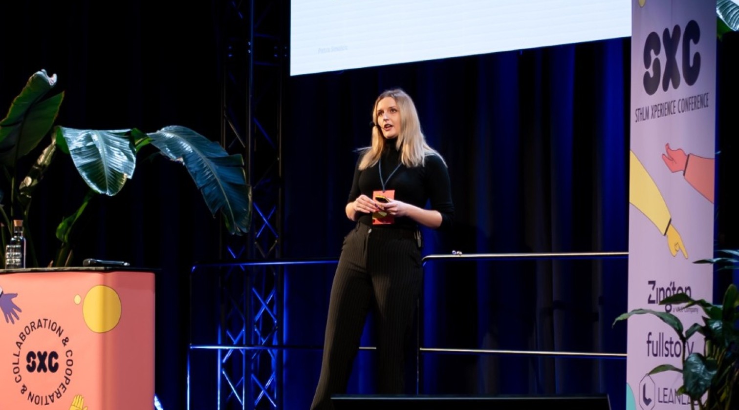Petra as a speaker at STHLM Xperience Conference