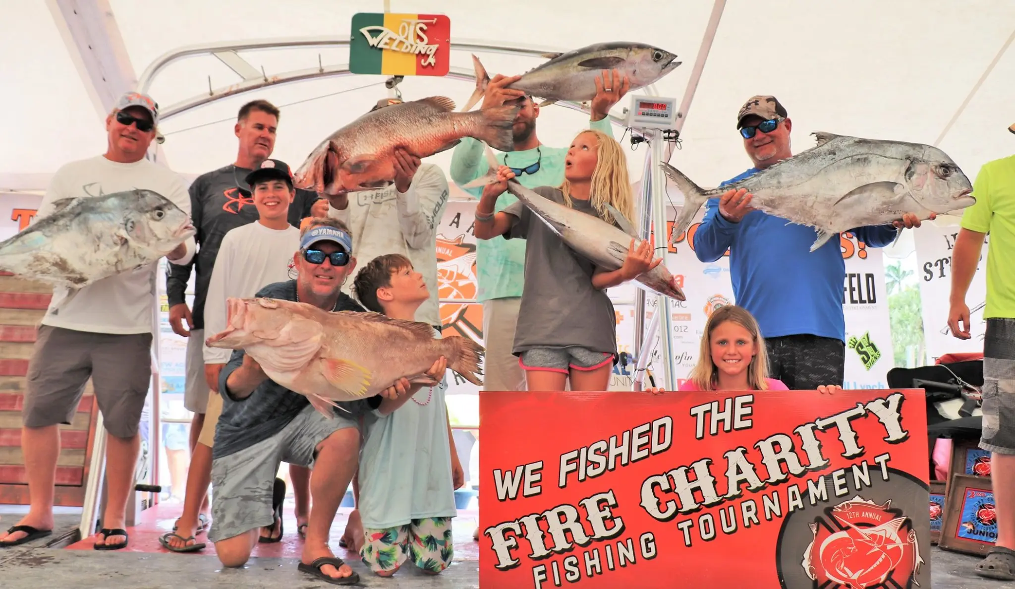 fire charity fishing tournamnent promotional flyerbradenton, fl