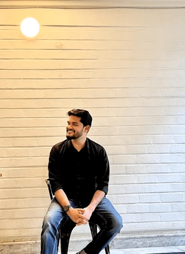 Portrait of portfolio creator – front view