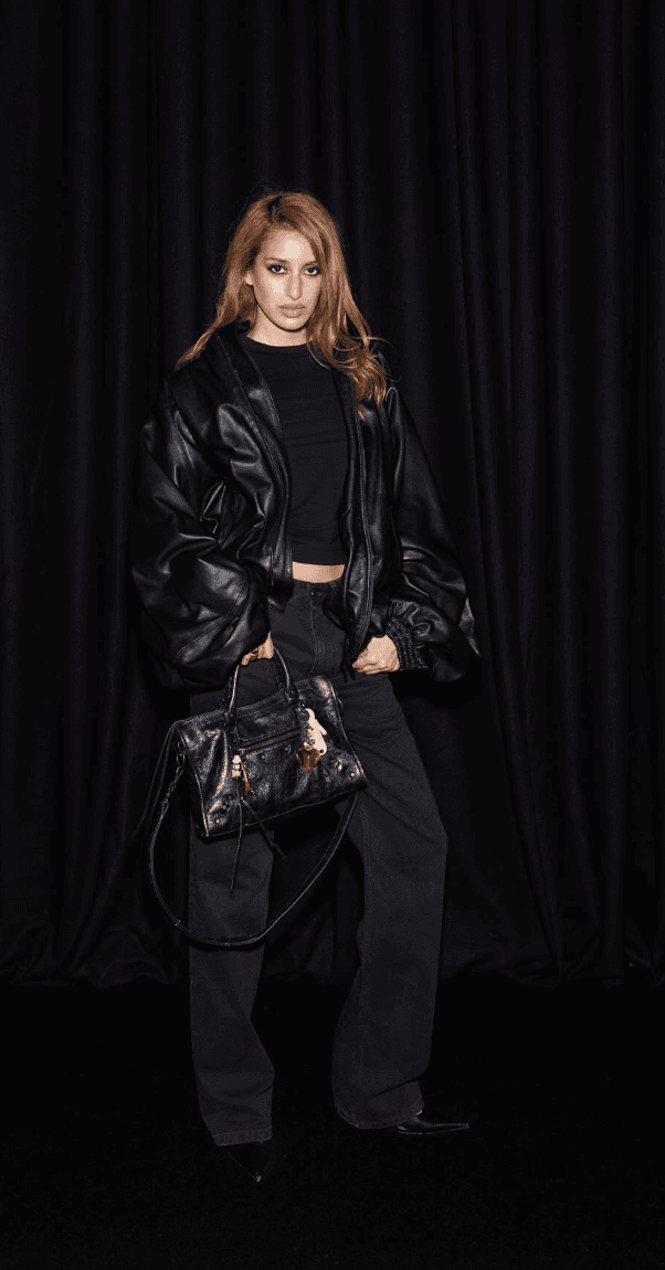 Anaa Saber on fashion week outfit