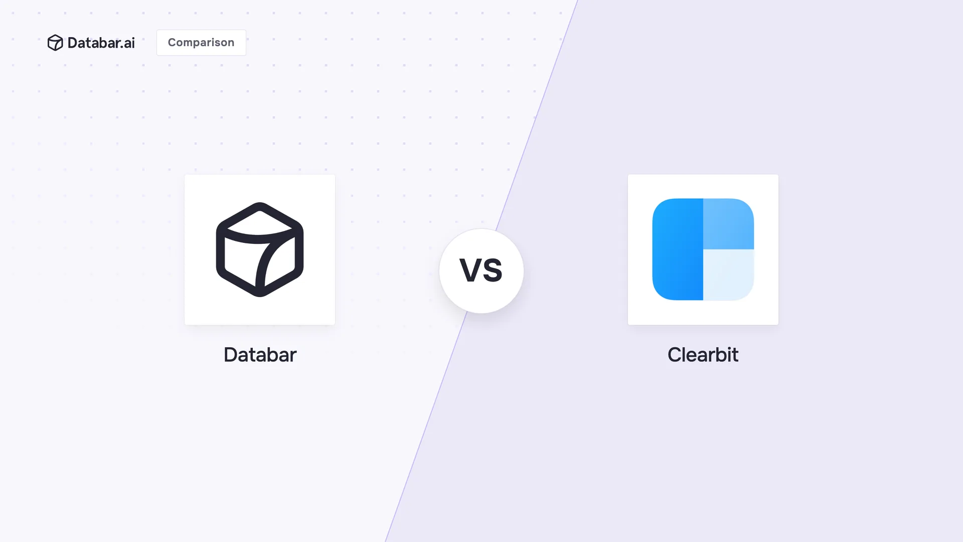 Databar vs Clearbit comparison