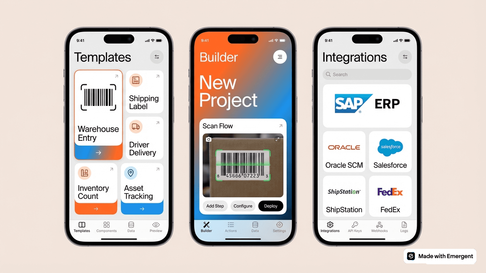 Logistics Scanner App Made With Emergent