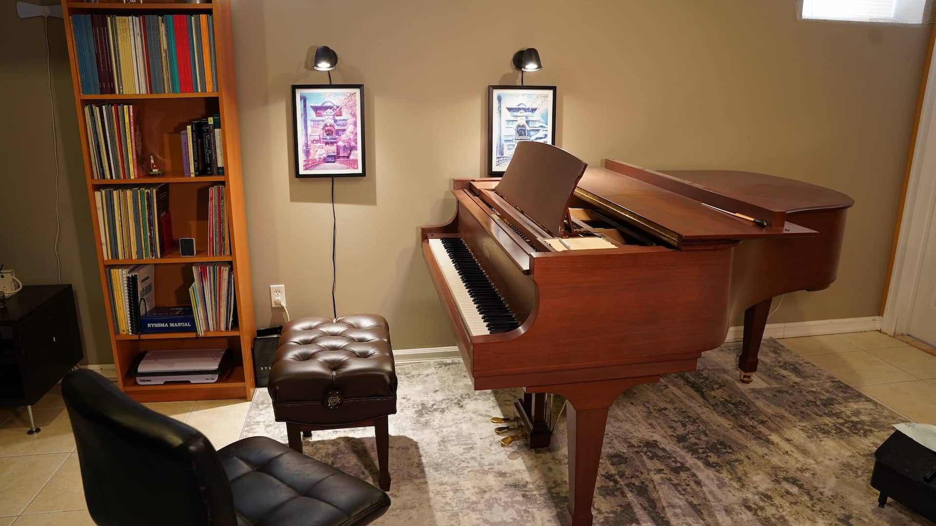 Mpiano studio setup.