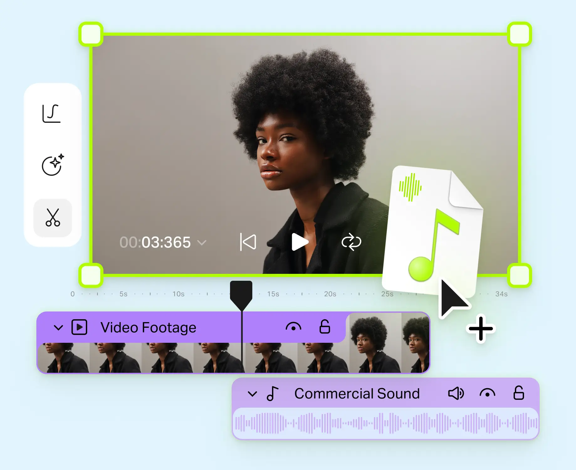 Add audio tracks, create music visualizers, apply filters, and unleash your creativity with a range of captivating effects.
