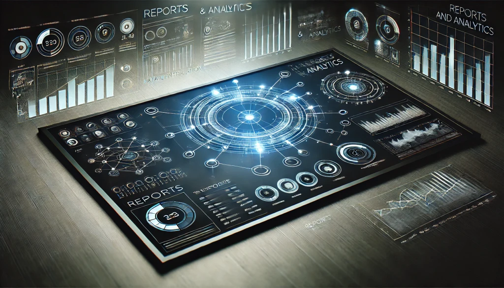 Illustration d'un écran avec des données représentant le tableau de bord Stealed