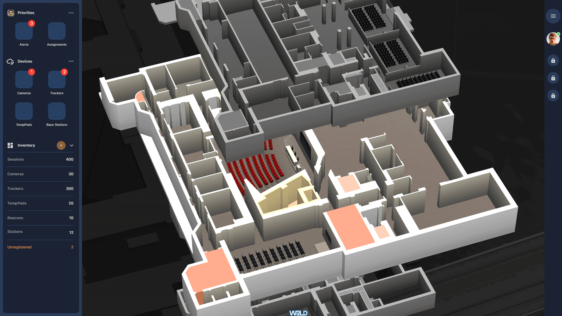 Mapping indoor assets • Pinpoint • Iveda Systems