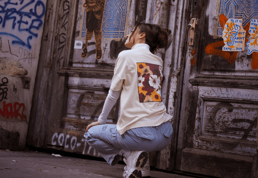 Red Poppy T-shirt Rückseite