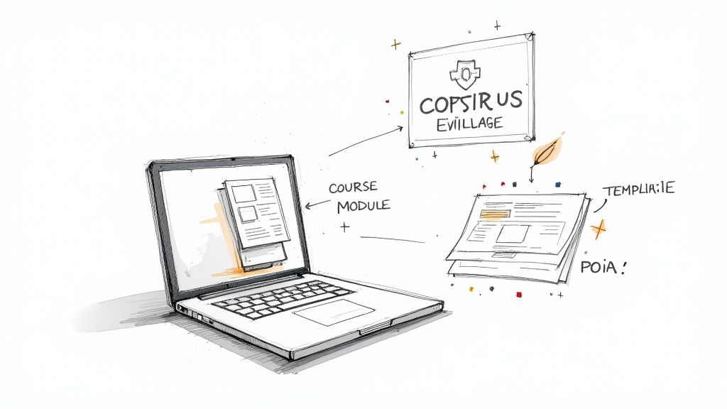 People collaborating on creating a digital product on laptops and tablets