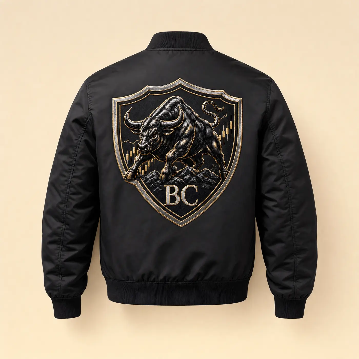 Black Crest Travel Bomber