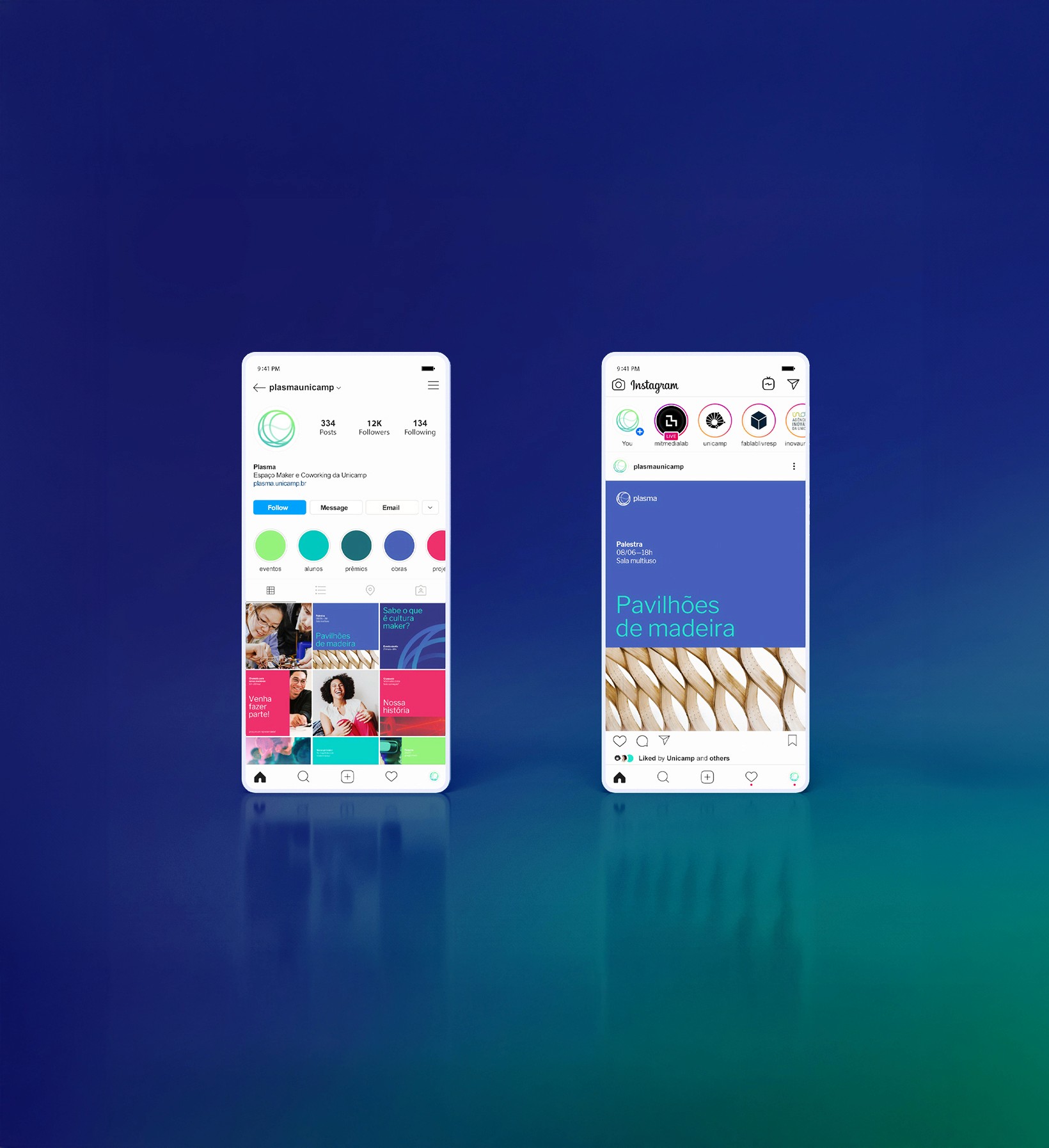 plasma programação visual