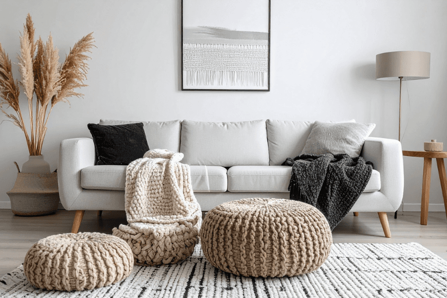 Interior of a newly renovated Foundation Group apartment with modern finishes and decor.