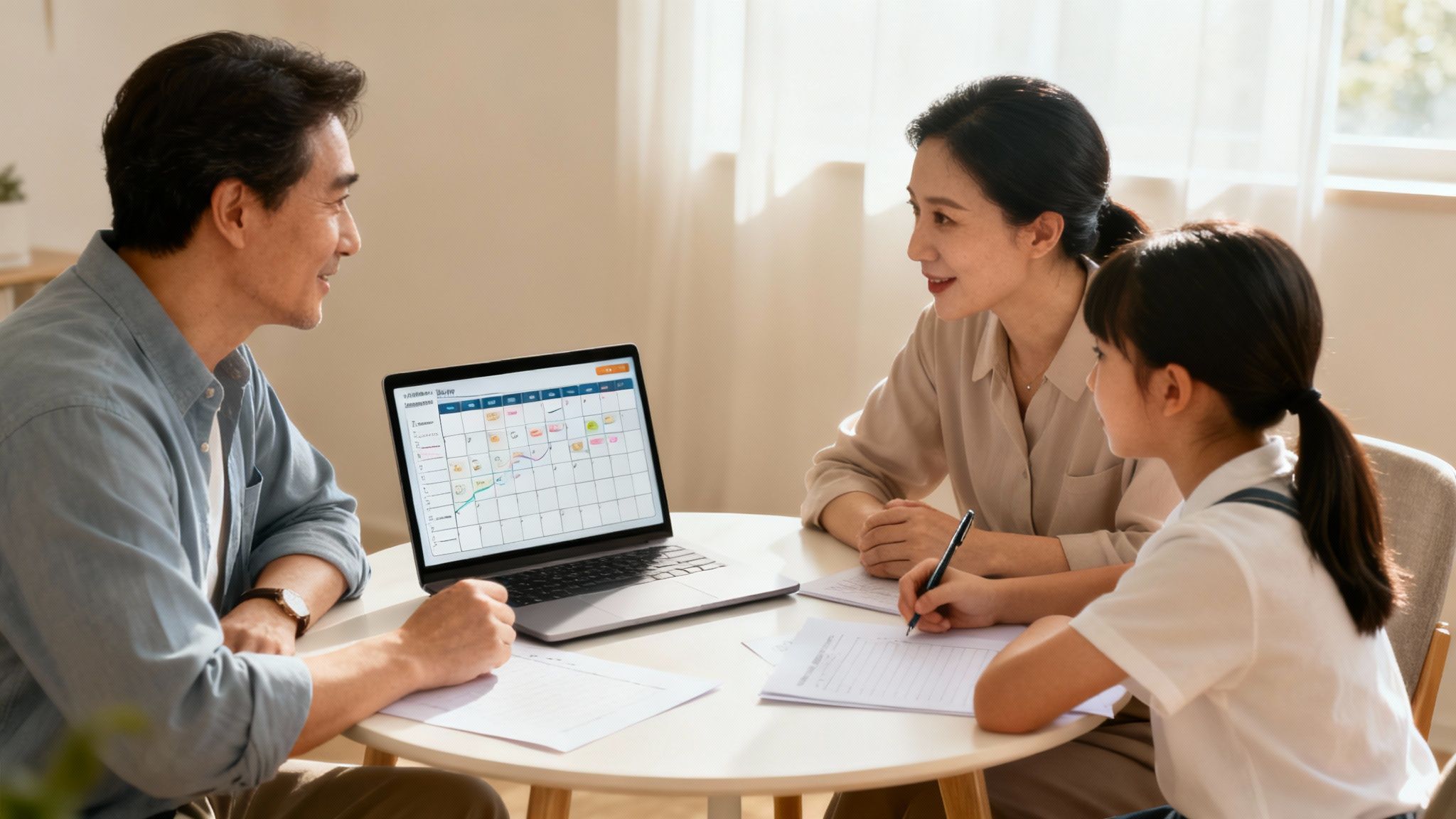 Speak4Me – A student with headphones uses a laptop, showing how assistive technology can be integrated into their study routine.