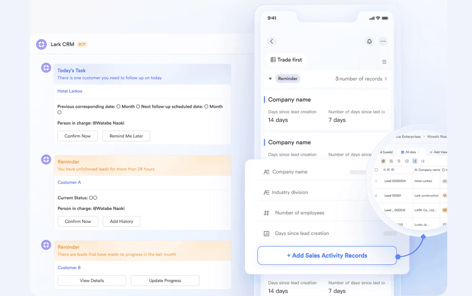 Daily Task Reminders & Risk Alerts in Lark