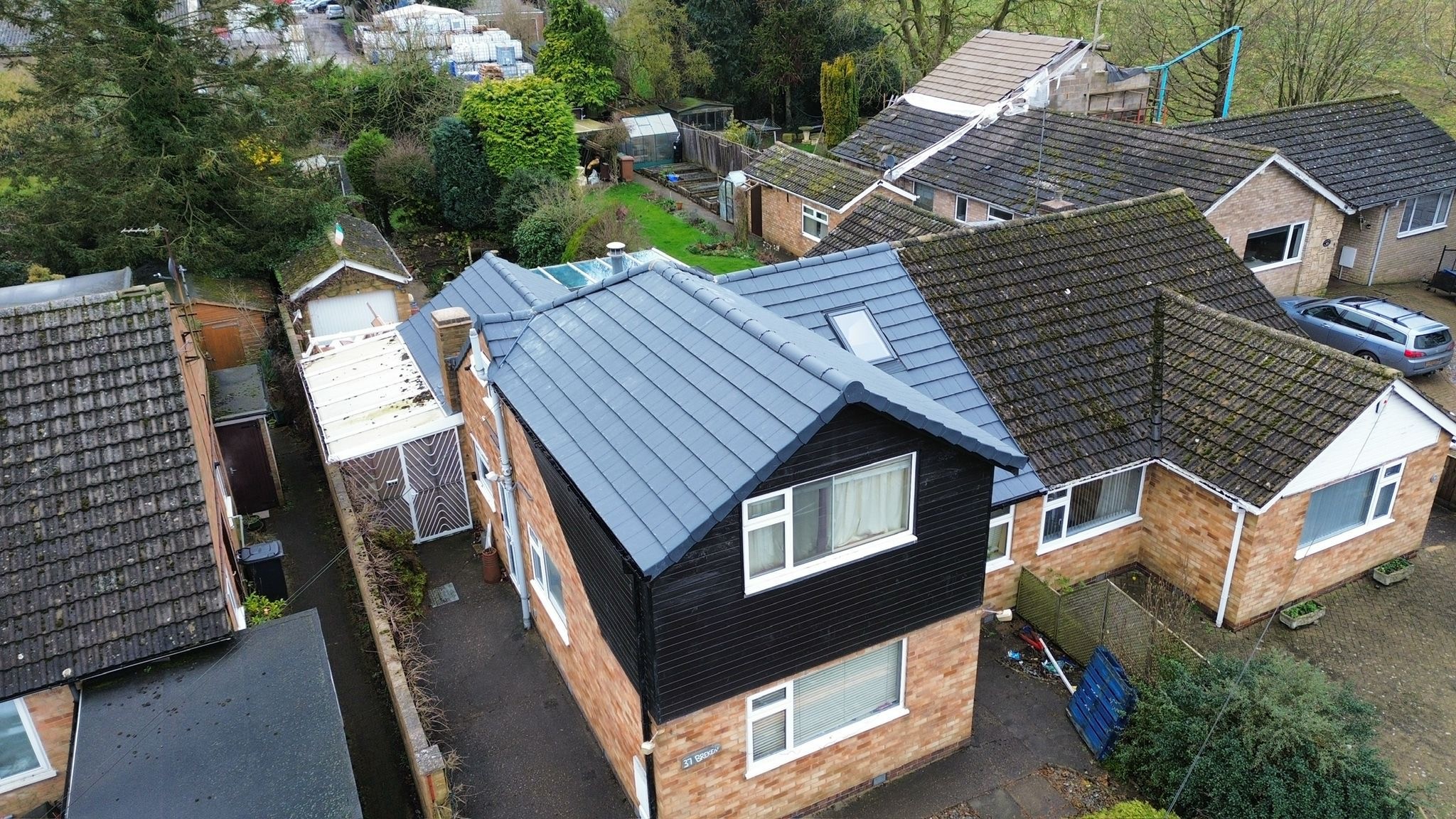 Full roof replacement on residential property