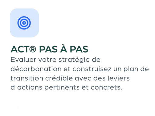 Illustration de l’évaluation de stratégie climat avec plan de transition aligné sur l’Accord de Paris.