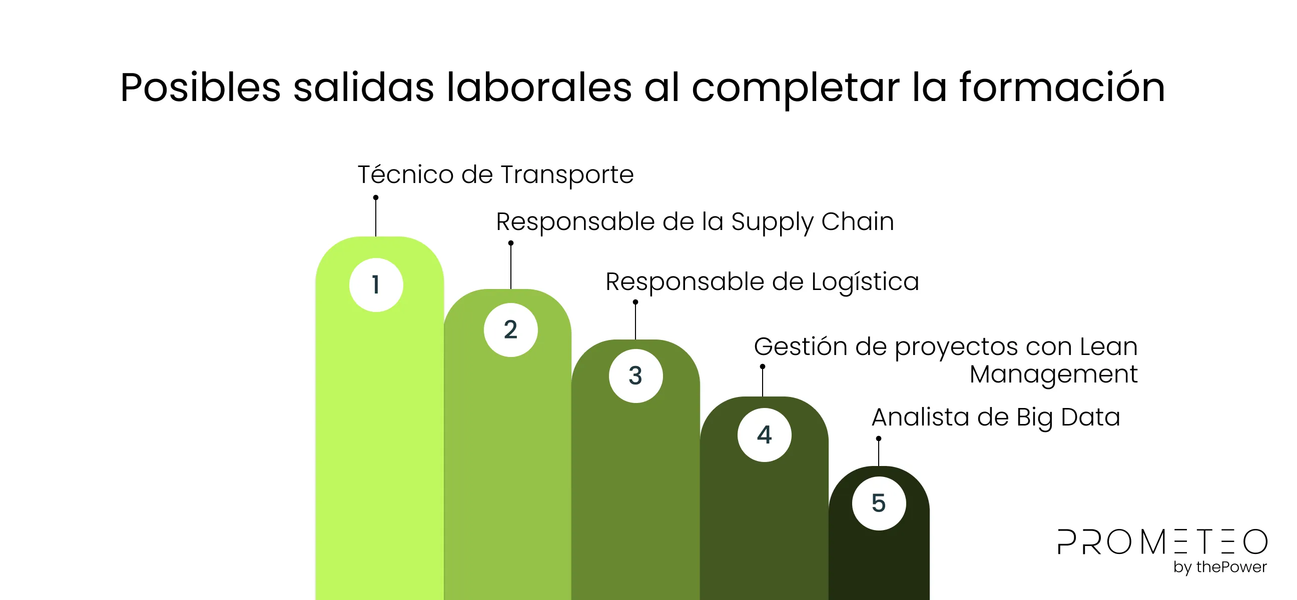 Posibles salidas laborales al completar la formación