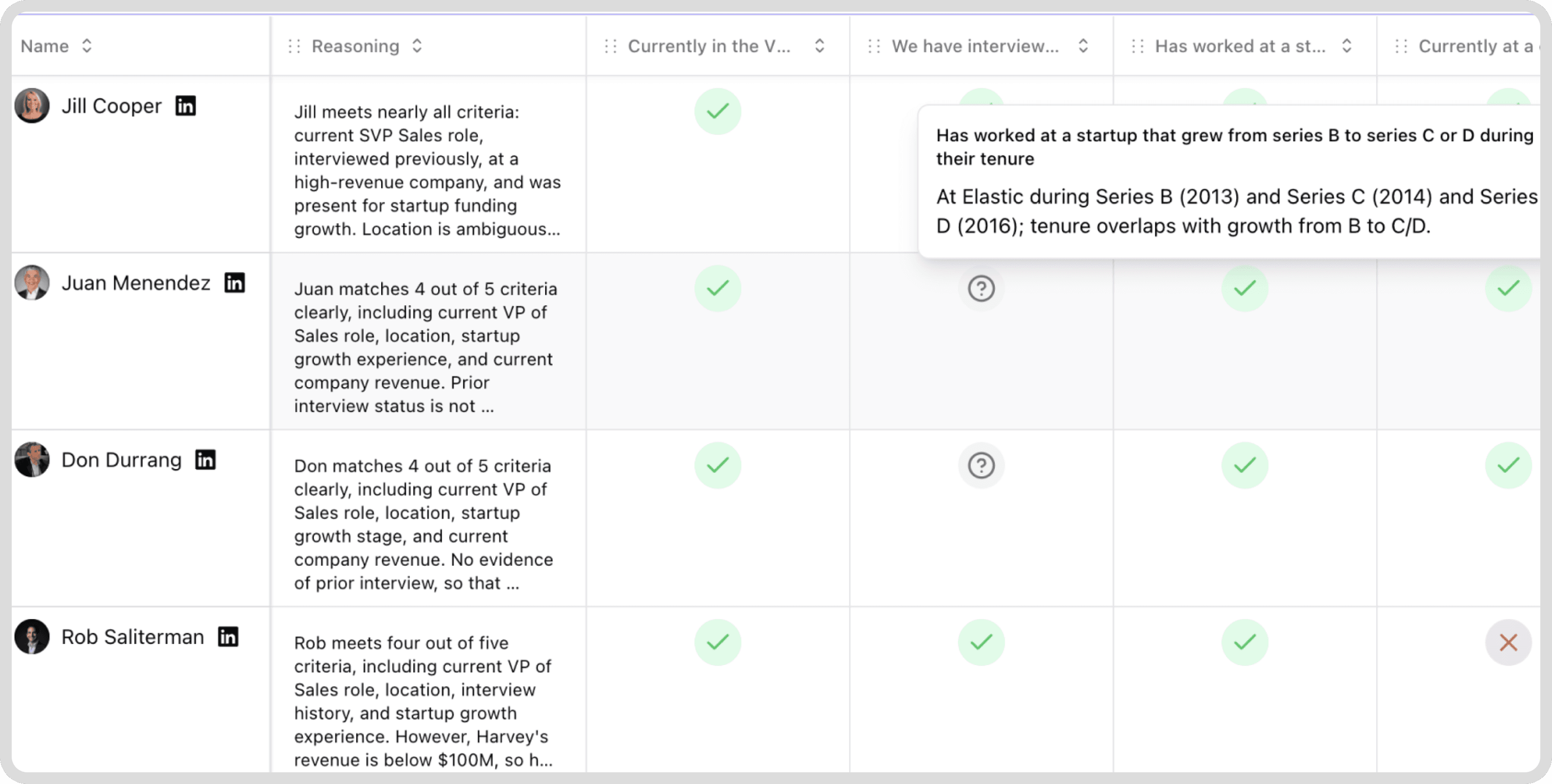 Stardex AI feature | AI semantic search on your own recruitment database