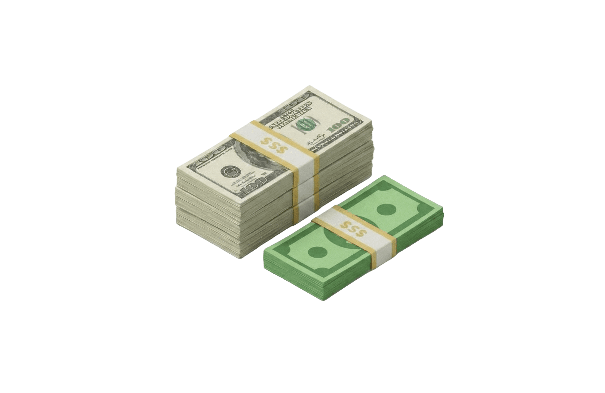 10 and one 10 banknotes