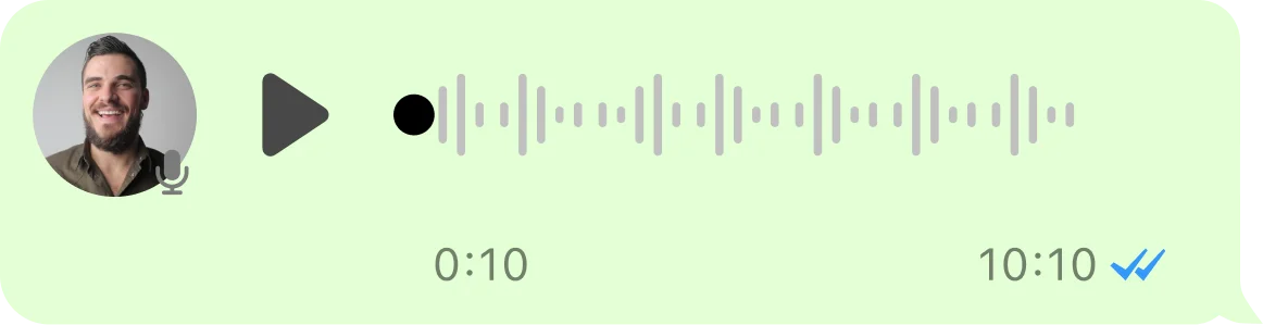 Ask via Voice or Text Illustration