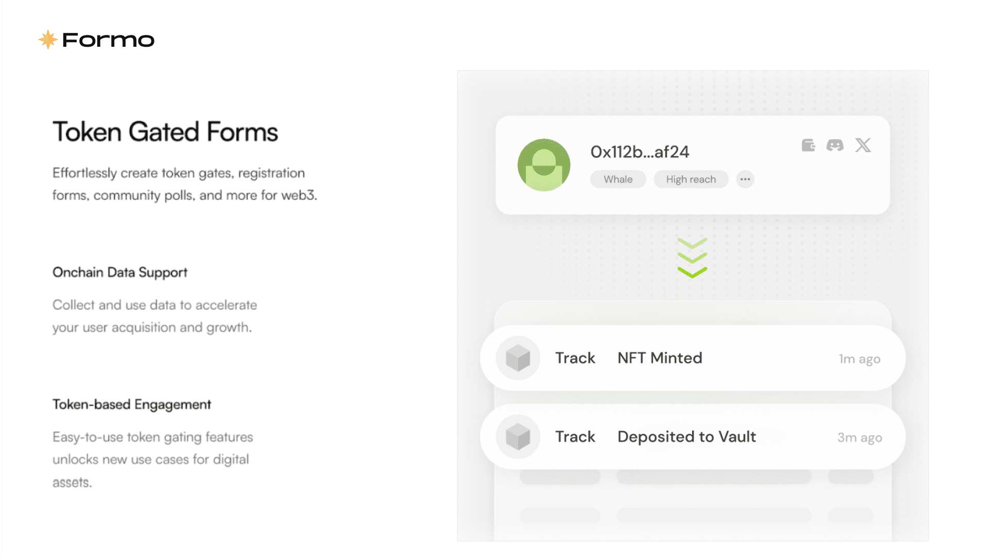 Achieve product-market fit and drive growth with Formo’s Web3 Form Builder